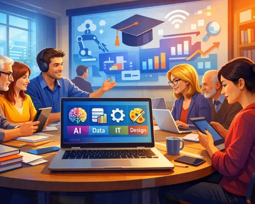 Digitální kurzy se vrací: příležitost, jak zvýšit kvalifikaci a udržet si náskok na trhu práce